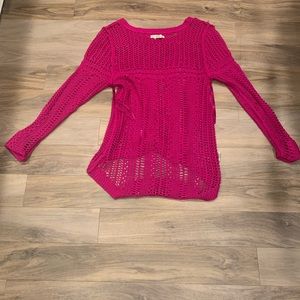 Pink sweater